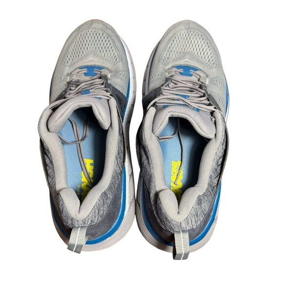 Hoka One One Gaviota 2 Men\'s Gray and Blue Athletic Shoes size 10.5 main image 5